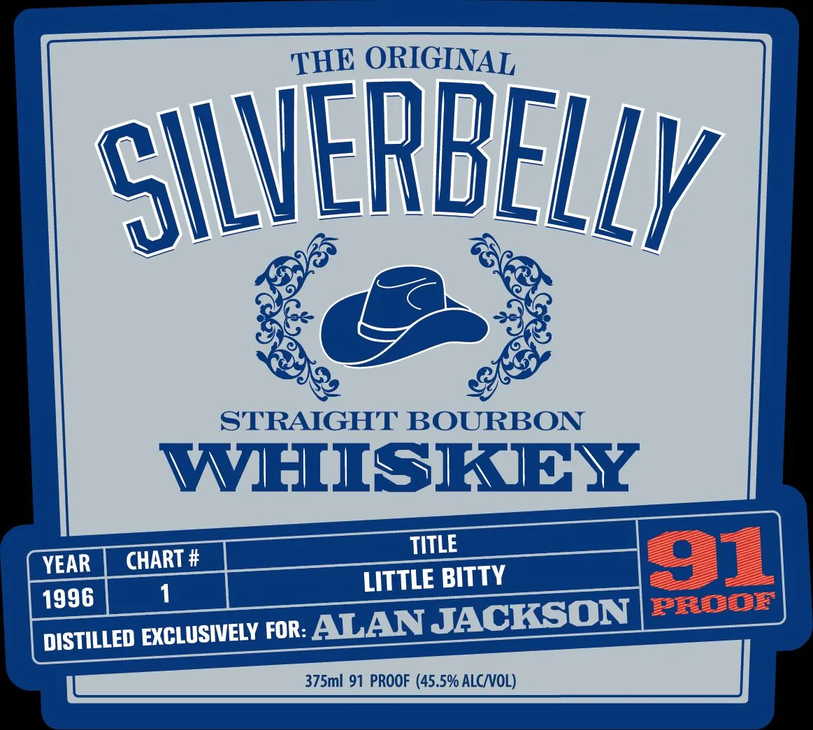 Label for Silverbelly Whiskey, straight bourbon, filed by Juice House